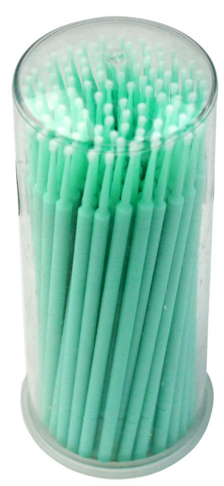 MICRO APPLICATOR BRUSH 2.00MM / 100PCS REGULAR GREEN